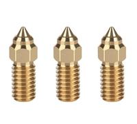 3 pezzi/lotto ugelli in ottone Testina di stampa for estrusore ad alto flusso for creative k1/k1 max 0,4/0,6/0,8/1,0 mm Ugello in ottone Parti for stampante 3D distintivo(0.4mm)