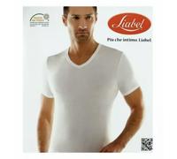 3 PEZZI MAGLIA UOMO LIABEL LANA E COTONE SCOLLO A PUNTA MEZZA MANICA