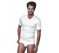 3 Pezzi Maglia Uomo Mezza Manica Scollo a V Nottingham Pop in Cotone Interlock