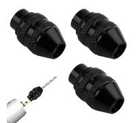 3 pezzi Mandrino per Dremel, Mandrino a Sgancio Rapido compatibile con Dremel 4000, 3000, 8200, 800, per Trapani e Utensili Rotativi Multifunzione