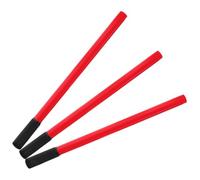 3 Pezzi Maniglia per Crick Idraulico Estensibile in Acciaio Rosso | Accessorio di Ricambio per Jack, Impugnatura Comoda, Ampia Compatibilità Martinetto e Leva