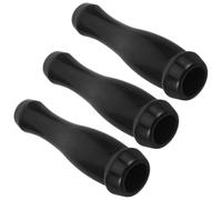 3 Pezzi Maniglia per Porta del Stufa in Plastica Nera, Impugnatura | Resistente alle Alte Temperature, Installazione Semplice, Presa Antiscivolo e Confortevole, per Porte in Acciaio