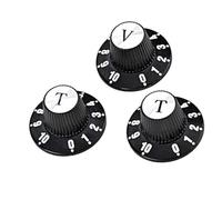 3 Pezzi Manopole Di Controllo Del Potenziometro Per Chitarra Elettrica Con Diametro 6mm/0.24 "albero Pentole Velocità Volume Tono Manopola Parti Di Ricambio parti di chitarra