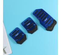 3 pezzi Manuale generale Alluminio Trasmissione manuale Copripedale antiscivolo