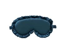3 Pezzi Maschera for Dormire con Volant in Seta, Morbida Mascherina for, Multicolore, for, for Donna e Uomo per Occhi Notte(Dark Blue)