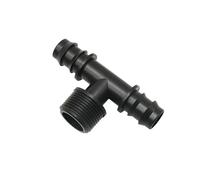 3 Pezzi Maschio 3/4 a 16 mm 20 mm Raccordo a T divisore for Tubo Flessibile da Giardino 1/2 3/4 raccordi a T a 2 Vie(20mm Hose)