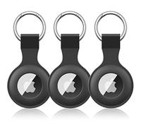 3 Pezzi Meliya AirTag Portachiavi per Apple Airtag, Silicone Custodia per Apple Airtags con Portachiavi, Cover Protettiva per AirTags Tracker per Zaini