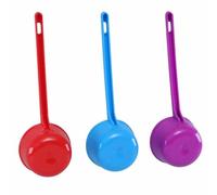 3 Pezzi Mestolo da Cucina in Plastica Manico da 650ml | PP Superficie Liscia, Presa Confortevole e Controllo nel Servizio, per Casa e Ristorante Colore Casuale