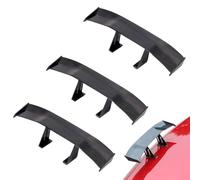 3 Pezzi Mini Spoiler per Auto, Ala di Coda per Auto Universale Mini, Ala di Coda Posteriore per Auto, Struttura in Fibra di Carbonio Senza Perforazione, Stabilità del Veicolo, Decorazione della Coda.