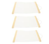 3 Pezzi Mini Tele da Pittura, Telaio in Legno e Stoffa | Tempera e Acquerello, Stimola la Creatività, Adatte a Laboratori Creativi e Casa