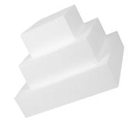 3 Pezzi Modelli di Torta Quadrati in Schiuma Bianca Riutilizzabili per Pratica Decorazione Torte Flessibili e Sicuri per Addestramento Decorazione Compleanni