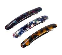 3 Pezzi Molletta Chioma Donna in Acetato Elegante per acconciature | Accessori Donna per Uso Quotidiano e Feste, Mantiene i Chioma in Ordine, Confezione Tre Pezzi Colore Casuale