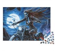 3 Pezzi Motorcycle Rider Set Di Biancheria Da Letto Stampa 3d Morbida Microfibra Copripiumino Con Cerniera Fantasy Dark Art Decorazione Per La Camera Da Letto Per Ragazzi E Ragazze 70x50cm/1000pcs