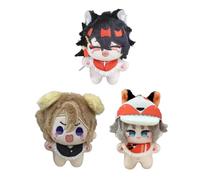 3 pezzi Mysta Rias Soft Figure Vox Akuma Peluche Ciondolo PP Cotton Luca Kaneshiro Plush Pillow da collezione Decorazione per la casa, regalo 10 cm