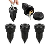 3 Pezzi Nascondi Chiavi da Esterno a Forma di Irrigatore, Cassaforte Invisibile e Impermeabile per Giardino e Cortile, Nascondiglio Segreto per Chiavi di Riserva e Soldi, Mini Cassaforte