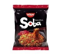 3 pezzi *** NISSIN Pasta Soba Chili Wok Style Sacchetto 111 g