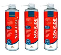 3 PEZZI NOVICIDE SPRAY 500ml PER TAGLIACAPELLI TOSATRICE 5in1 NEW CLIPPERCIDE