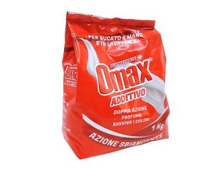 3 PEZZI OMAX ADDITIVO IGIENIZZANTE SBIANCANTE DA 1kg