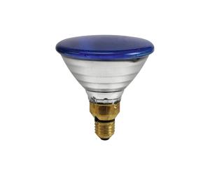 3 pezzi - OMNILUX PAR-38 230V 80W E27 Blu - Proiettore Dimmerabile per Effet