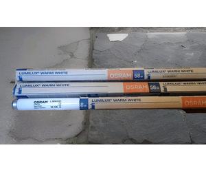 3 Pezzi OSRAM Tubo Neon Ricambio Lumilux 58W 830 Warm White 150cm