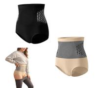 3 Pezzi Pancera Contenitiva Donna Pancia, 4 in 1 Pantaloncini Modellante Shapewear, Guaina Contenitiva Pancia Piatta Slip Contenitivo Vita Alta Mutanda Senza Cuciture Mutande Contenitive Panciera