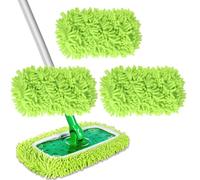 3 Pezzi Panni per Pavimenti Bagnati, Panno Microfibra Pavimenti per Swiffer Lavapavimenti, Riutilizzabili Panni in Microfibra per Swiffer Mocio Lavapavimenti, Pulizia Pavimenti Piastrelle