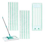 3 Pezzi Panno Mocio di Ricambio per Leifheit Profi XL Micro Duo 47x17cm Ricambio per mocio per Leifheit Profi XL Cotton Plus Microfibra Ricambio Mocio per Tutti i Tipi di Pavimento