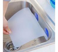3 pezzi Paraspruzzi da cucina, in materiale plastico adatto per lavandino e piano cottura. Include ventosa e pannello paraspruzzi, blocca il grasso e migliora l'efficienza della pulizia, struttura res