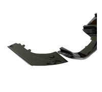 3 pezzi paraurti posteriore diffusore per labbra compatibile per M2 F87 2016-2020 modificato V stile pinna di squalo body kit carbon look accessori per lo styling dell'auto(Glossy Black)