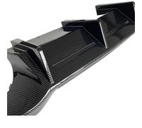 3 pezzi paraurti posteriore diffusore per labbra compatibile per M2 F87 2016-2020 modificato V stile pinna di squalo body kit carbon look accessori per lo styling dell'auto(Carbon Fiber Look)