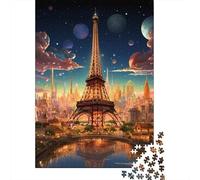 3 Pezzi Paris Skyline Set Di Biancheria Da Letto Con Stampa 3D in Microfibra Con Chiusura A Strappo Fantasy Cityscape Art Per Tutte Le Stagioni Per Ragazzi E Ragazze 70x50cm/1000pcs