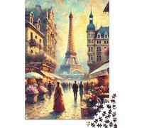 3 Pezzi Paris Street Scene Set Di Biancheria Da Letto Con Stampa 3D in Microfibra Con Chiusura A Strappo Impressionist Cityscape Per Tutte Le Stagioni Per Ragazzi E Ragazze 70x50cm/1000pcs