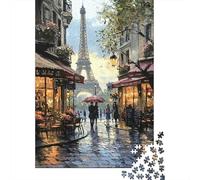 3 Pezzi Paris Street Scene Set Di Biancheria Da Letto Con Stampa 3D in Microfibra Copripiumino Con Cerniera Impressionist Cityscape Painting Decorazione Per La Camera Da Letto Per Bambini,Ragazzi E Ra