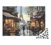 3 Pezzi Paris Street Scene Set Di Biancheria Da Letto Stampa 3d in Microfibra Copripiumino Con Cerniera Impressionist Cityscape Painting Per Tutte Le Stagioni Per Ragazzi E Ragazze 70x50cm/1000pcs