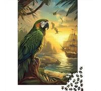3 Pezzi Parrot on Branch Set Di Biancheria Da Letto Stampa 3d Morbida Microfibra Con Chiusura A Strappo Tropical Adventure Art Per Tutte Le Stagioni Per Ragazzi E Ragazze 52x38cm/1000pcs