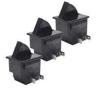 3 pezzi Parti del frigorifero Interruttore a pulsante momentaneo della luce della porta 5A 125VAC/2,5A 250VAC