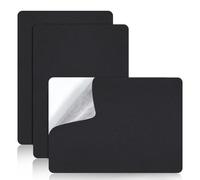 3 pezzi Pelle Adesiva per Riparazioni, 20 x 28cm Ecopelle Toppa Autoadesive, Patch Riparazione Pelle per Divano, Sedili Auto, Mobili, Borse (Nero)