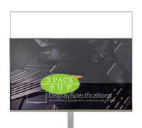 3 Pezzi Pellicola Protettiva, compatibile con ASRock PG27FFS2E-W 27" monitor Screen Protector Protezioni Schermo (Non Vetro Temperato)