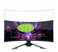 3 Pezzi Pellicola Protettiva, compatibile con ASRock PG34QRT2B PG34QRT3A 34" Monitor Screen Protector Protezioni Schermo (Non Vetro Temperato)