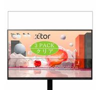 3 Pezzi Pellicola Protettiva, compatibile con LG 27BA550-B 27" Monitor Screen Protector Protezioni Schermo (Non Vetro Temperato)