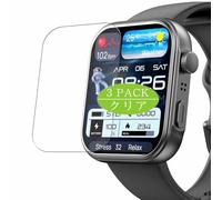 3 Pezzi Pellicola Protettiva, compatibile con TOZO S6 1.85" smartwatch smart watch Screen Protector Protezioni Schermo (Non Vetro Temperato)