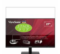 3 Pezzi Pellicola Protettiva, compatibile con ViewSonic VA270A-H 27" Monitor Screen Protector Protezioni Schermo (Non Vetro Temperato)