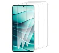 3 pezzi Pellicola protettiva in vetro temperato compatibile con telefoni, adatta per 15, 15, 13C, P Smart 2021, P40 Lite, copertura completa, facile installazione, cristallina, senza bolle, resistente
