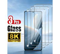 3 pezzi Pellicola protettiva in vetro temperato HD compatibile con Xiaomi/ Note 14 13 12 Series, facile installazione, resistente ai graffi, compatibile con custodie, HD chiaro, schermo, regalo di com