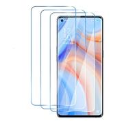 3 Pezzi Pellicola Protettiva in Vetro Temperato per OPPO, Pellicola Proteggi Schermo Facile da Installare per OPPO A54 5G/A74 5G OPPO Reno 4/5/6/7/Find X5/X4/X3/realme GT 2 Pro realme 7/8/10 Pro