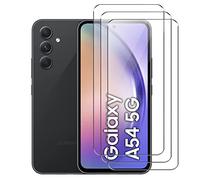 [3 Pezzi] Pellicola Protettiva per Samsung Galaxy A54 5G Vetro Temperato, Weideworld Pellicola Protettiva per Samsung Galaxy A54 5G,Anti-riflesso,Ultra-Clear, Trasparente