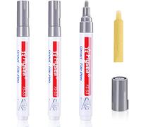 3 Pezzi Penne per Piastrelle Penna per Restaurare Fughe a Muro Progettato per Ripristinare Fughe di Piastrelle in Bagni, Cucine, Portici, Patio (Grigio Chiaro)