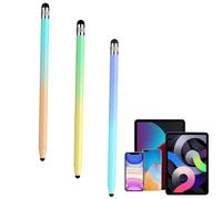 3 Pezzi Penne per Tablet, Penna Stilo per Touch Screen 2 in 1, per tutti gli smartphone/tablet Samsung i-Phone i-Pad
