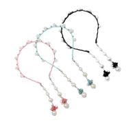 3 pezzi per le perle della fascia per perle con nappe per bambini per capelli