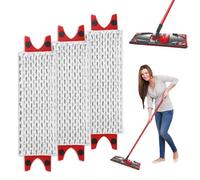 3 Pezzi per Vileda Revolution Panni Ricambio Kit, per Straccio Pavimenti Vileda Ultramax/UltraMax Plus/Easy Wring UltraMax Ricarica, 2 in 1 Microfibra Mop Pad, per Lavaggio Sporco Pulizia Pavimento